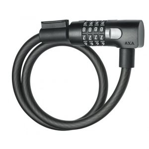 Axa bike security Antivol Câble Resolute Combination 12 Mm 65 cm Black