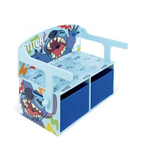 Arditex Coffre à Jouets, Banc et bureau 3 en 1 - Lilo & Stitch