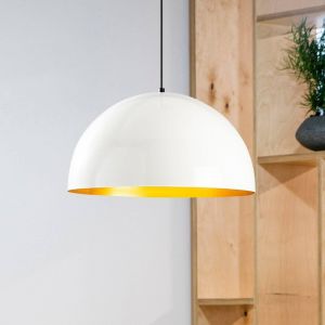 Suspension Berceste blanche - 50x50x121cm