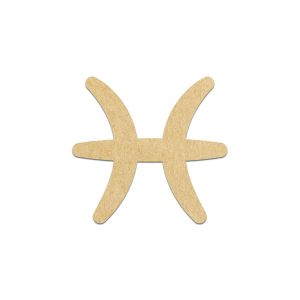 Signe astrologie Poisson 3,1 x 2,9 cm