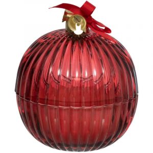 Bougie dans une boule en verre, &Oslash; 11 cm