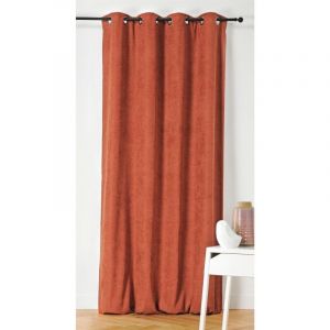 LINDER Rideau Alaska isolant et 100 % occultant Orange Foncé 140x350 cm - Orange Foncé