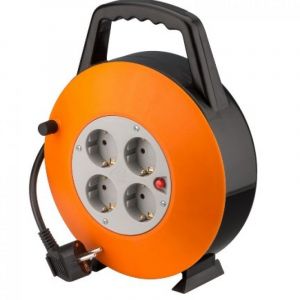Goobay Rallonge &Eacute;lectrique 4 Prises Schuko 15m Orange