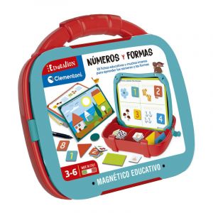 Clementoni Jeux de table Numbers and Shapes Magnetic