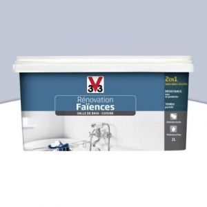 V33 Peinture de rénovation faïence satin brume 2L