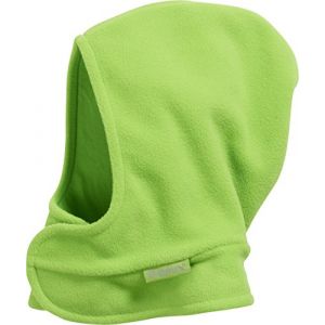 Playshoes Kid's Fleece-Schalm&uuml;tze Mit Klettverschlu&szlig; - Bonnet taille 51-53 cm, vert