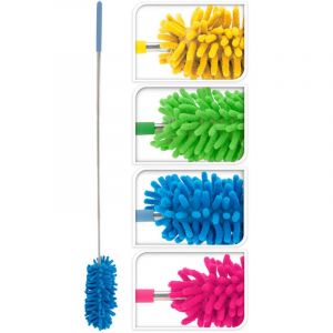 Plumeau Télescopique Microfibre Extensible De 25 Cm À 76 Cm (coloris Assortis)