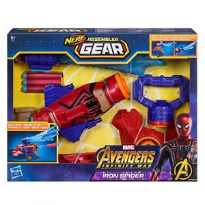 Image de Hasbro Nerf Assembler Gear Avengers Infinity War lance toile Spider-Man