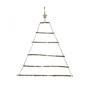 Autour de Minuit Sapin en bois lumineux - H 90 cm