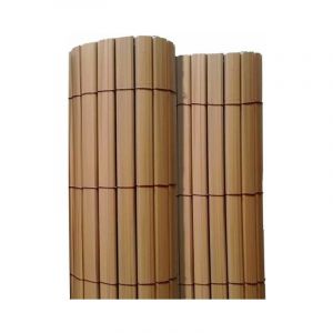 Jet7Garden Canisse en PVC Effet Teck Double Face qualit&eacute; + 1.80 x 2.5 m