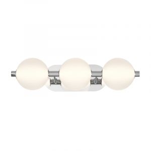 Elstead Lighting Palmas Applique murale LED à 3 sources lumineuses, QN-PALMAS-3W-PN,