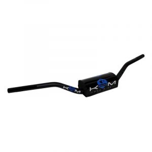 Guidon type cross 28mm avec mousse KRM noir / bleu