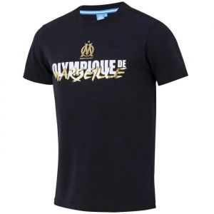 - T-Shirt Om - Collection Officielle Olympique De Marseille - Noir - Homme