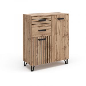Vicco - Commode Amber 80cm chêne