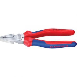 Image de Knipex Pince universelle démultipliée, tête chromée, poignées à gaine en plastique, Long. : 225 mm