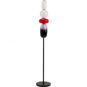 Lampe sur pied KARE Sugar, multicolore, verre, 150 cm, G9