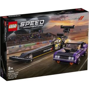 Lego 76904 Speed Champions Set Mopar Dodge//SRT Top Fuel Dragster & 1970 Dodge Challenger T/A