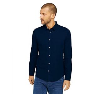 Tom Tailor Chemise Manche Longue 1023881 L Dark Blue