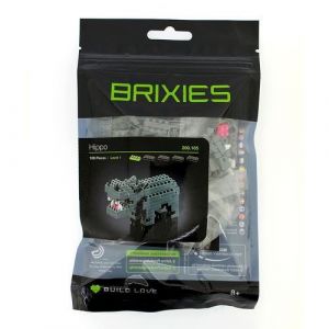 Brixies Hippo 3D