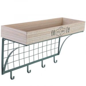 Image de The home deco factory Etagère murale 4 crochets My Little Market