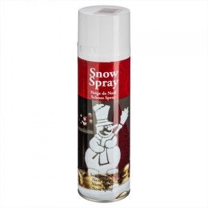 Bombe de neige artificielle 300 ml Spray pour d&eacute;coration de No&euml;l