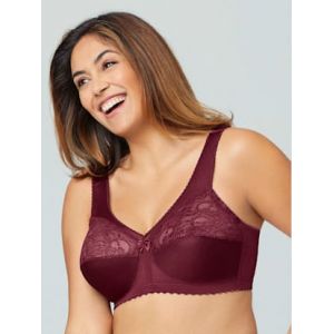 Image de Glamorise Soutien-gorge large - Bordeaux - Taille 110