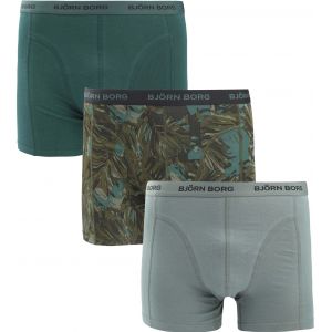 Bjorn Borg Boxers 3Pack Stretch Vert taille XXL