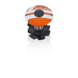 XLC A-Head Plug AP S01 en aluminium 1 1/8 Accessoires, Mixte, 2500520616, orange, 8 x 8 x 8 cm