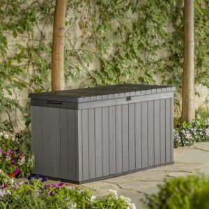 Image de Keter Boîte de rangement de jardin Darwin 570 L Gris