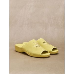 Pediconfort Sandales Mules brodées doublure éponge
