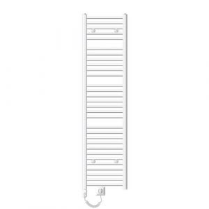 Radiateur Design Sahara Electrique ECD Germany avec Elément Chauffant 900W - 400 x 1800 mm - Blanc