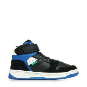 Kickers Mixte Enfant Kickado Sneakers-Hautes, Noir Bleu, 30 EU
