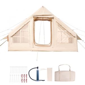 Tente De Camping Gonflable-Duoku-3x2x2 M-Tente De Glamping Pour 3 &Agrave; 5 Personnes Oxford 300d Facile &Agrave; Installer-Transport Simple