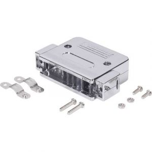 Bkl electronic Capot SUB-D 9 p&ocirc;les 10120076 plastique, m&eacute;tallis&eacute; 180 &deg; argent 1 pc(s)