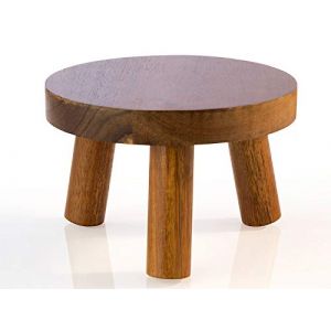 APS Présentoir bois forme tabouret Ø 15 cm Aspect Bois