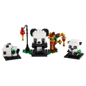 Lego Brickheadz 40466 Ensemble de pandas chinois pour nouvel an