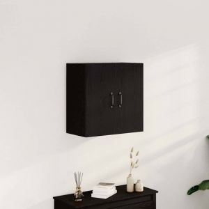 VidaXL Armoire murale en ch&ecirc;ne noir 60 x 31 x 60 cm Bois d'ing&eacute;nierie