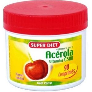 Super Diet Acérola Vitamine C 500 - 90 Comprimés