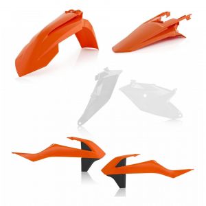 Image de Acerbis Kit plastiques KTM 85 SX 2018 orange/blanc/noir (couleur origi