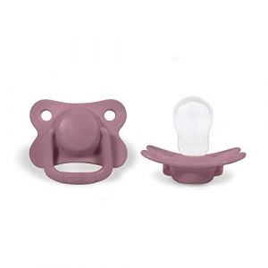 Image de Filibabba Lot de 2 sucettes en silicone 6M+ - Dusty rose