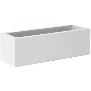 Jara 140 Jardini&egrave;re rectangulaire d'int&eacute;rieur et d'ext&eacute;rieur pour plantes et fleurs Tr&egrave;s r&eacute;sistante au passage du temps. Jardini&egrave;re fabriqu&eacute;e en