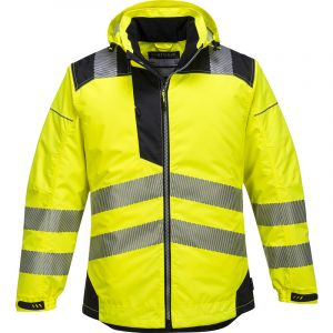Portwest Veste de pluie haute visibilit&eacute; Vision Jaune / Noir XXL