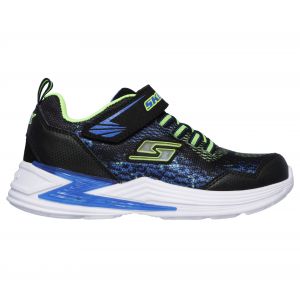 Skechers Chaussures lumineuses à scratch et élastiques Bleu marine - Taille 32