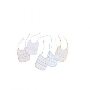 Interbaby Set de 12 Bavoirs en Point de Croix 25 x 30 1 Unité