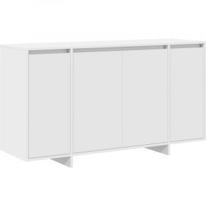 VidaXL Buffet blanc Blanc Bois 135 x 41 x 75 cm Buffet blanc
