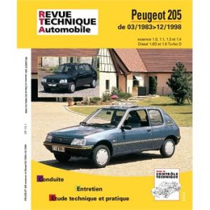 E-T-A-I Revue technique pour Peugeot 205 essence et diesel