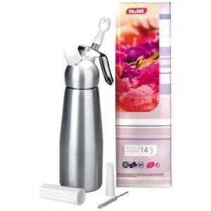 Ibili Siphon à crème Gris - Taille 1 litre