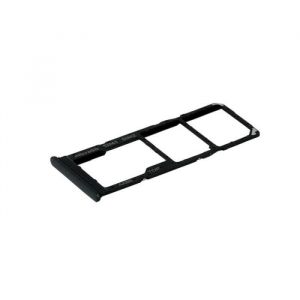 Tiroir carte SIM pour Samsung A12 noir