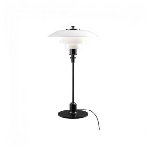 Louis Poulsen PH 2/1 Lampe de table, chrome noir