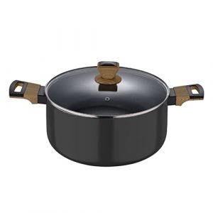 Bergner Cocotte Earth Ø24cm Noir